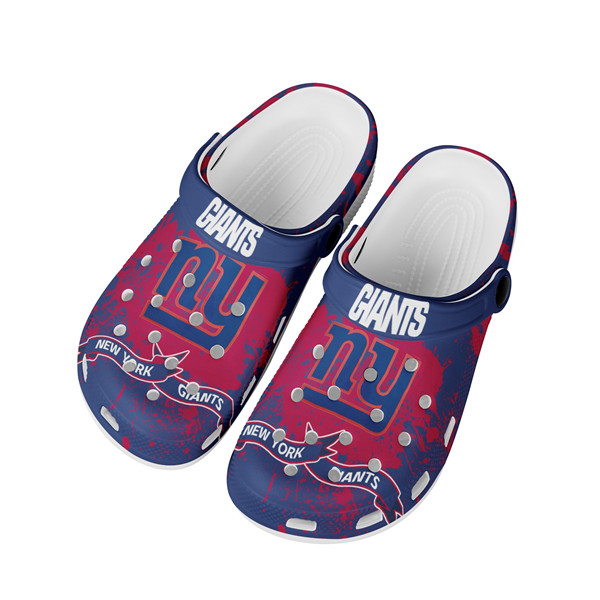 Women's New York Giants Bayaband Clog Shoes 003 Women's New York Giants Bayaband Clog Shoes 003